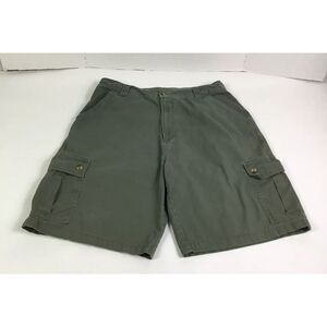 Highland‎ Outfitters cargo Shorts Mens Size 36 Olive Green khaki Hiking Casual